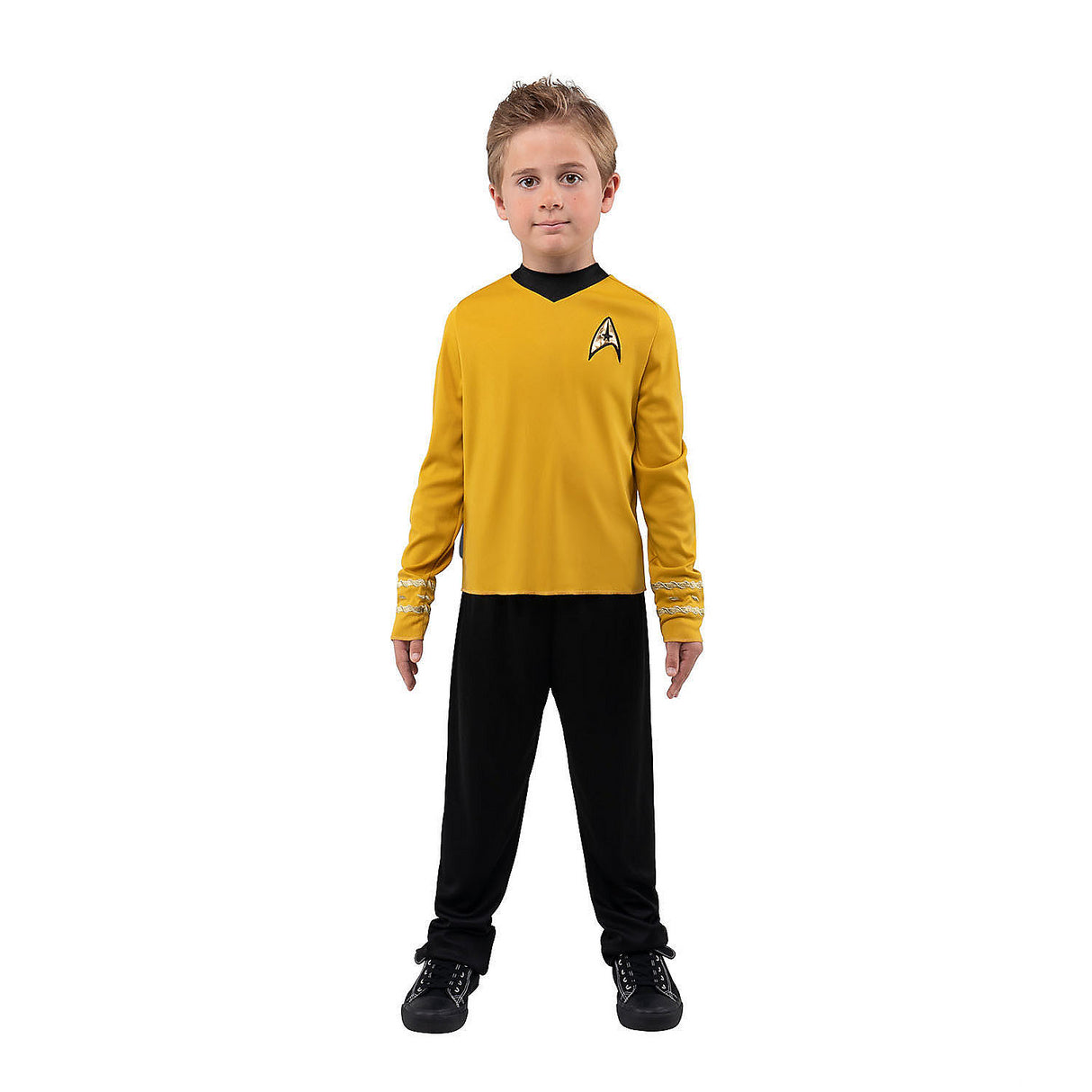 Kids Star Trek Captain Kirk Costume for Halloween Parties Cosplay Events and Themed Dress-Up