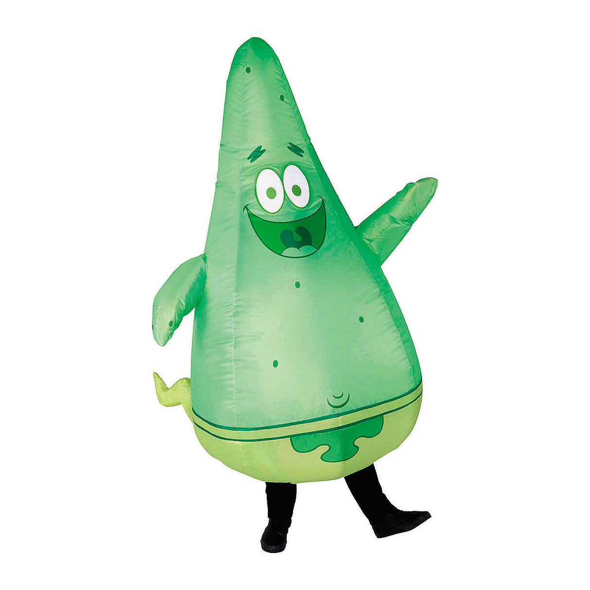 Inflatable SpongeBob SquarePants Patrick Costume for Halloween Parties and Funny Dress-Up Events