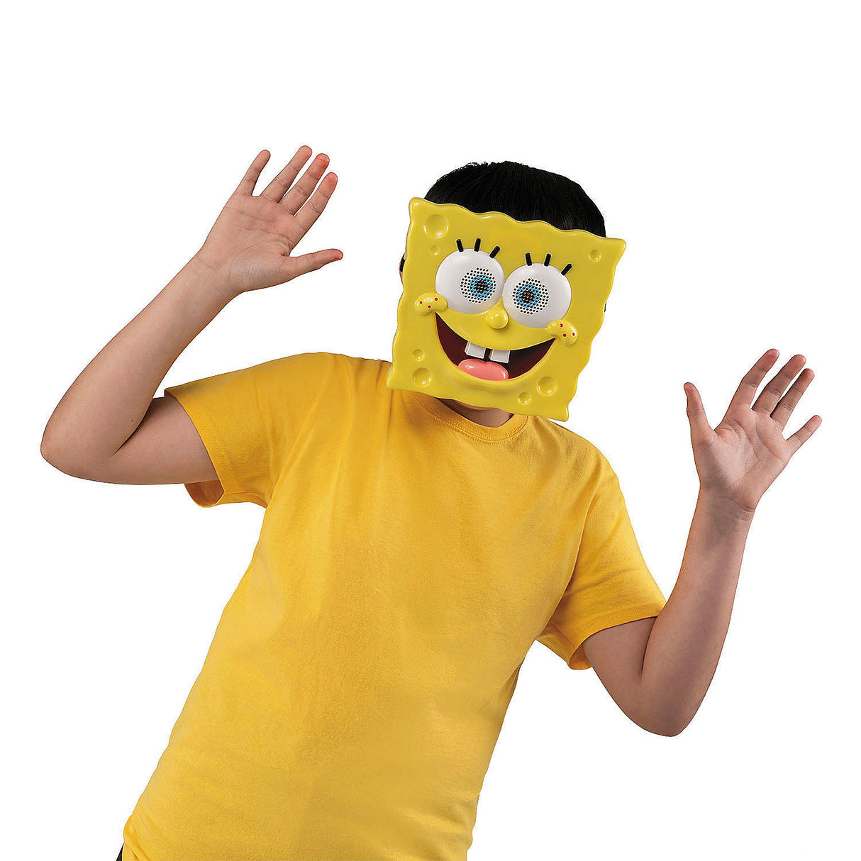Official Kids SpongeBob SquarePants Mask for Halloween Parties Dress-Up and Fun Accessories
