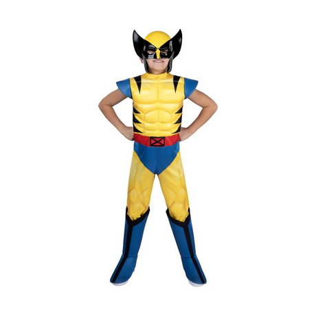 Kids Qualux X-Men '97 Wolverine Jumpsuit Costume