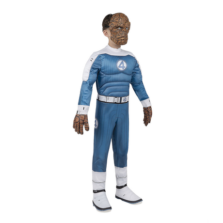 Kids Qualux Marvel The Fantastic Four: First Steps The Thing Jumpsuit Costume