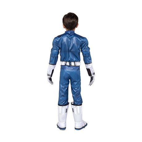 Kids Marvel Mr. Fantastic Jumpsuit Costume for Halloween Parties Cosplay and Superhero Adventures