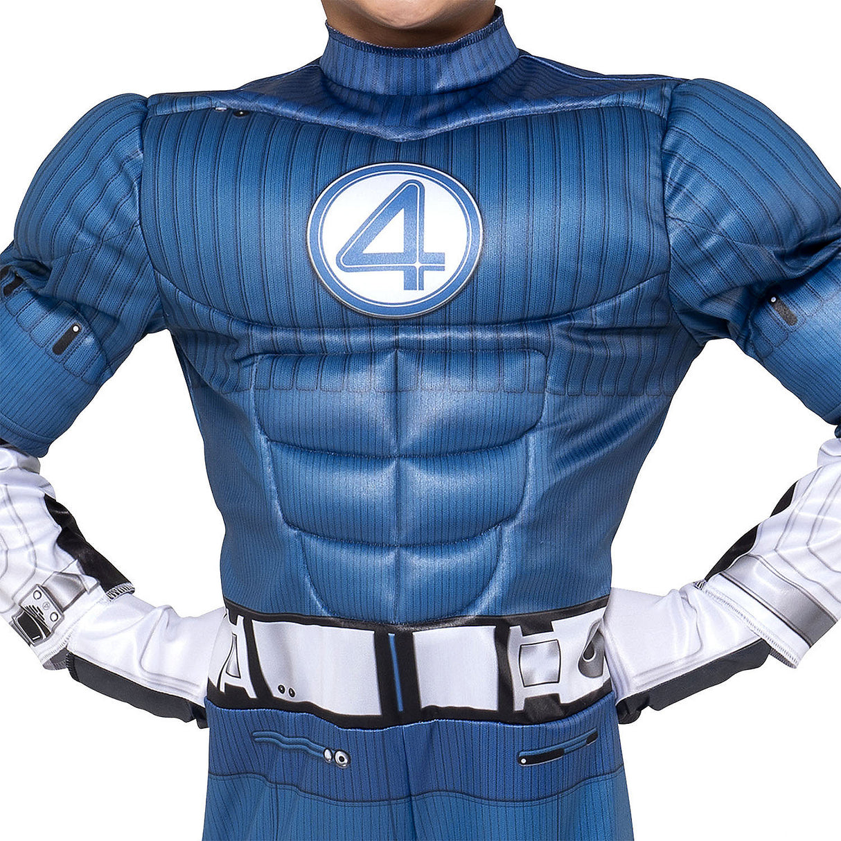 Kids Marvel Mr. Fantastic Jumpsuit Costume for Halloween Parties Cosplay and Superhero Adventures