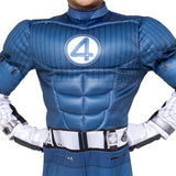 Kids Marvel Mr. Fantastic Jumpsuit Costume for Halloween Parties Cosplay and Superhero Adventures