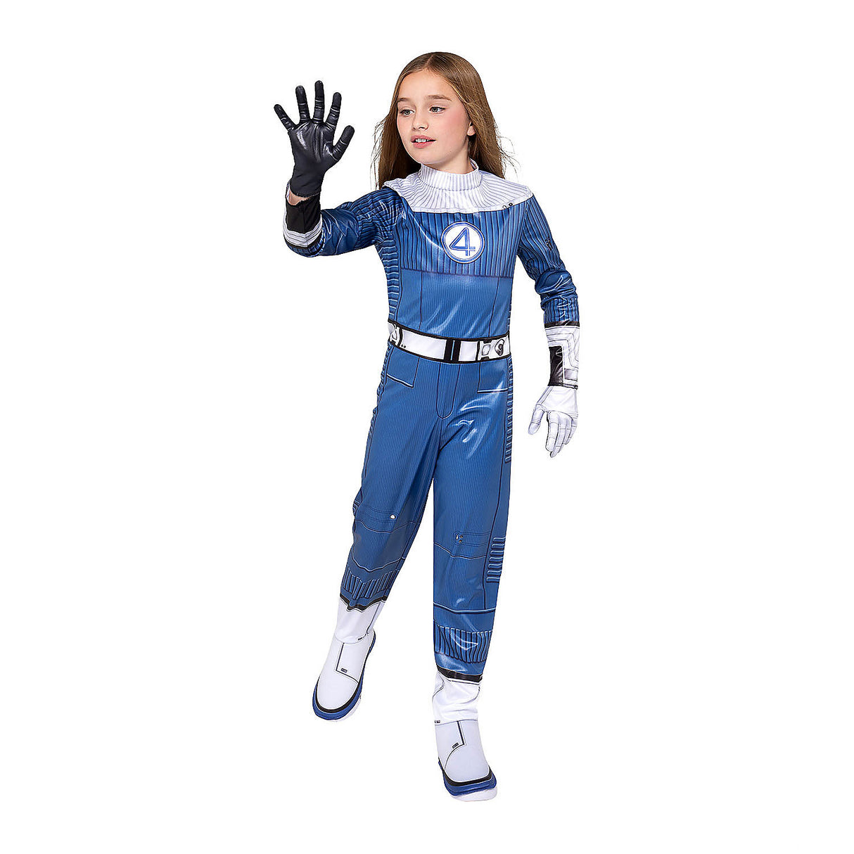 Kids Invisible Woman Costume for Marvel Fans Halloween Parties and Superhero Dress-Up Events