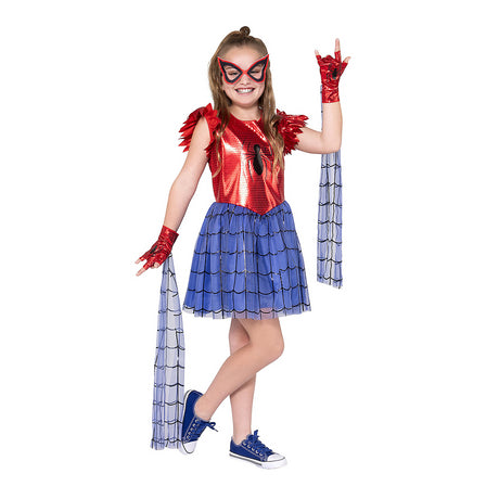 Kids Marvel Spider-Man Dress Costume for Halloween Comic Con and Superhero Parties