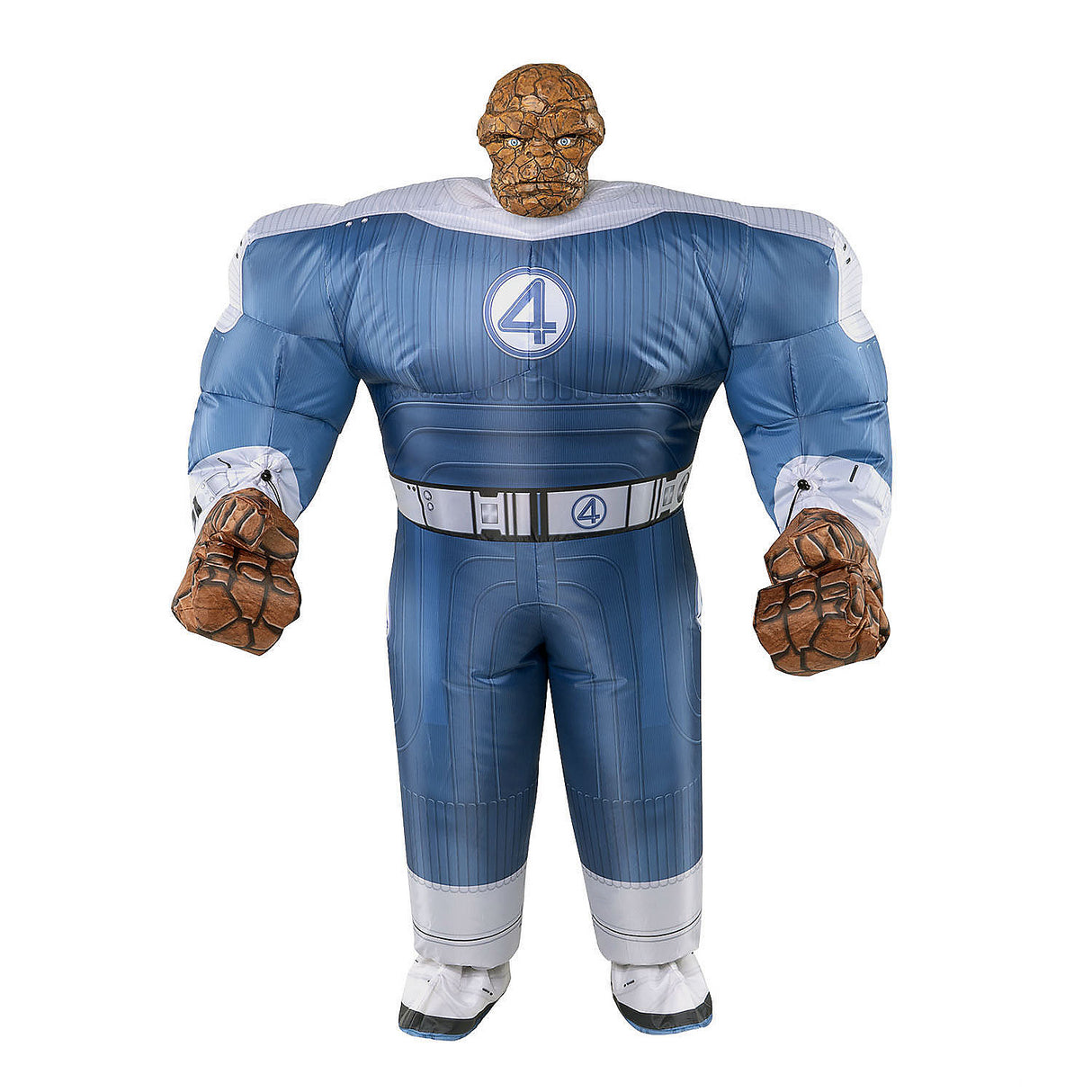 Inflatable Marvel Fantastic Four The Thing Jumpsuit for Halloween Parties and Superhero Costumes