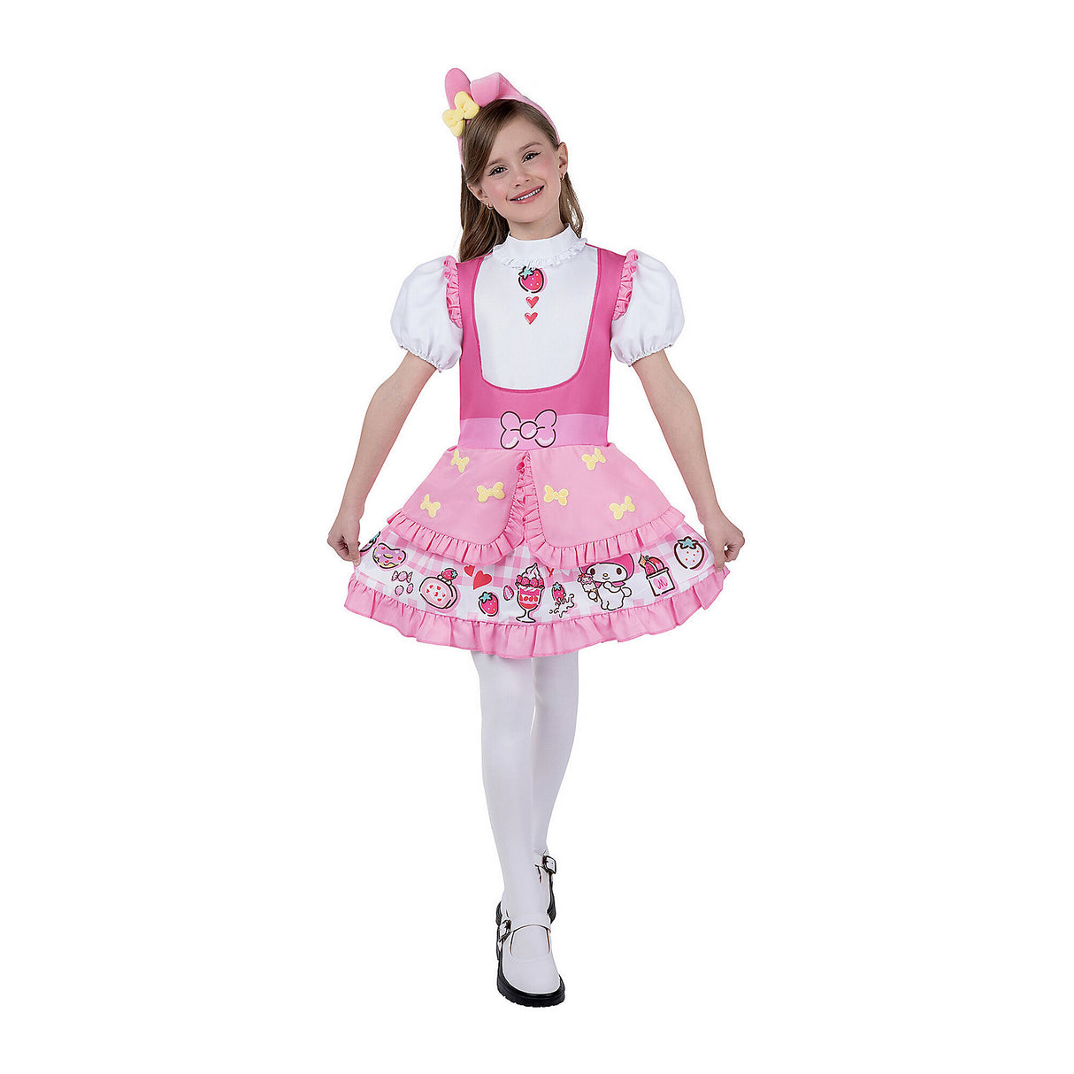 Kids Classic Hello Kitty My Melody Dress Costume for Halloween Birthdays and Dress Up Adventures