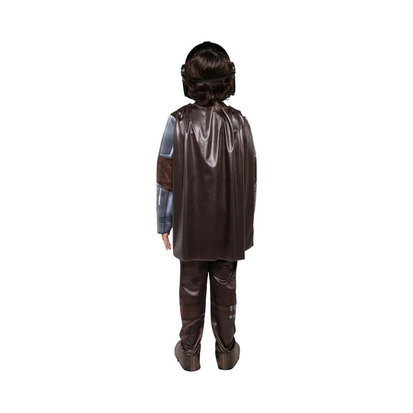 Kids Qualux Star Wars: The Mandalorian and Grogu Mandalorian Jumpsuit Costume