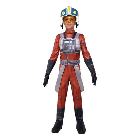 Kids Qualux Star Wars: The Mandalorian and Grogu New Republic X-wing Pilot Costume
