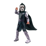 RADYAN Kids Doctor Doom Jumpsuit Costume - Large 12-14 - Vibrant printed design for an eye-catching look