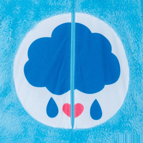 Toddler Deluxe Care Bears Grumpy Bear Hooded Jumpsuit Costume