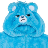Toddler Deluxe Care Bears Grumpy Bear Hooded Jumpsuit Costume
