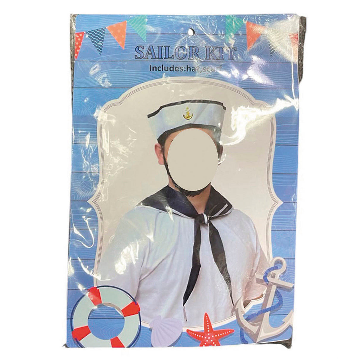 Classic Adults Sailor Costume Accessory Kit for Themed Parties Halloween and Nautical Events