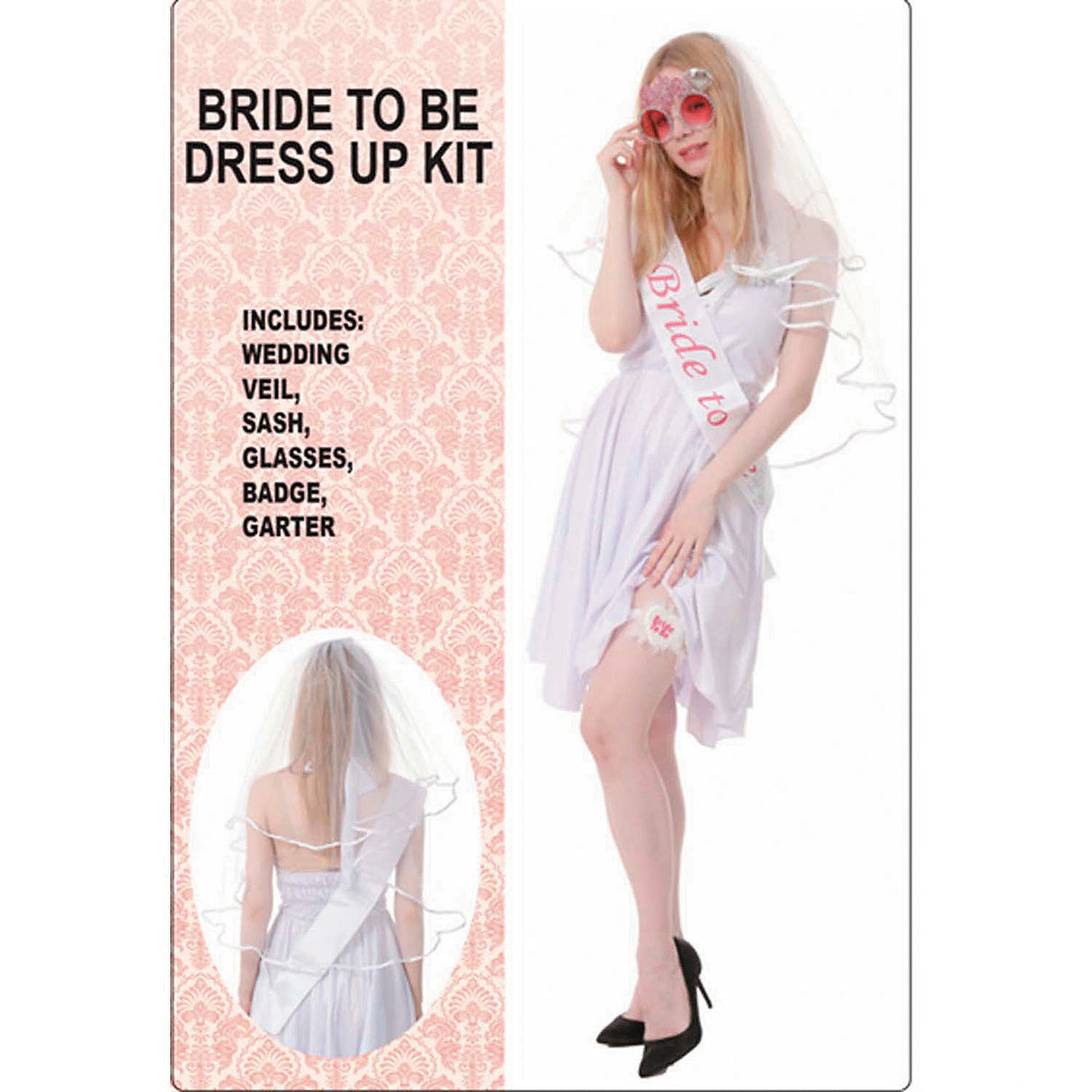 Essential Bride-to-Be Costume Accessory Kit for Celebrating Engagements and Bridal Showers