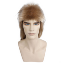 Peluca clásica de mullet largo para fiestas de Halloween, eventos de disfraces y celebraciones temáticas retro  