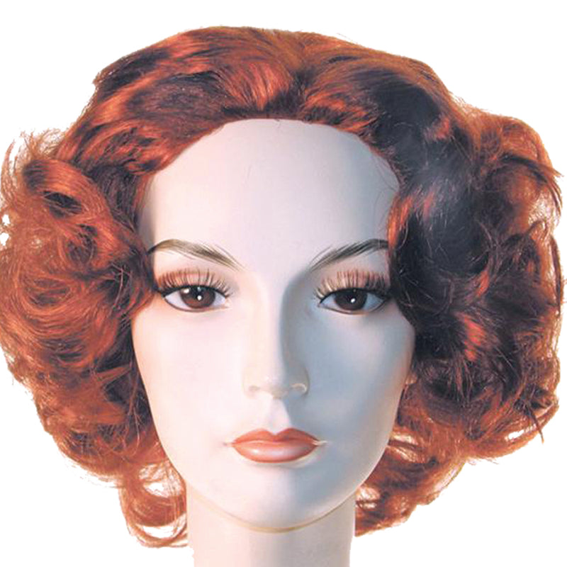 Affordable Long Fluff Wig for Retro Theme Parties Halloween Events and Costume Play
