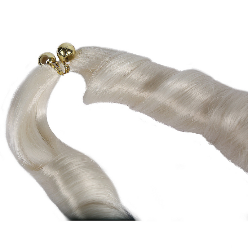 Elegant Round Braid Attachment Wig for Marie Antoinette Looks Colonial Style Events