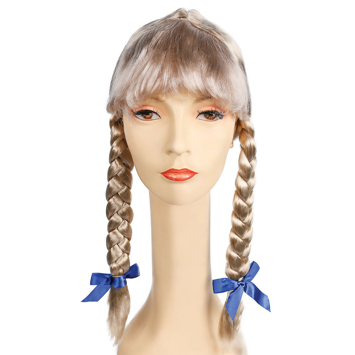 Affordable Braided with Bang Wig for Country Girl Schoolgirl Characters and Costume Parties