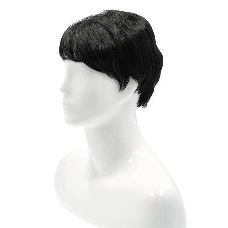 Versatile Men's Side-Part Wig for Character Transformations and Everyday Styling Needs