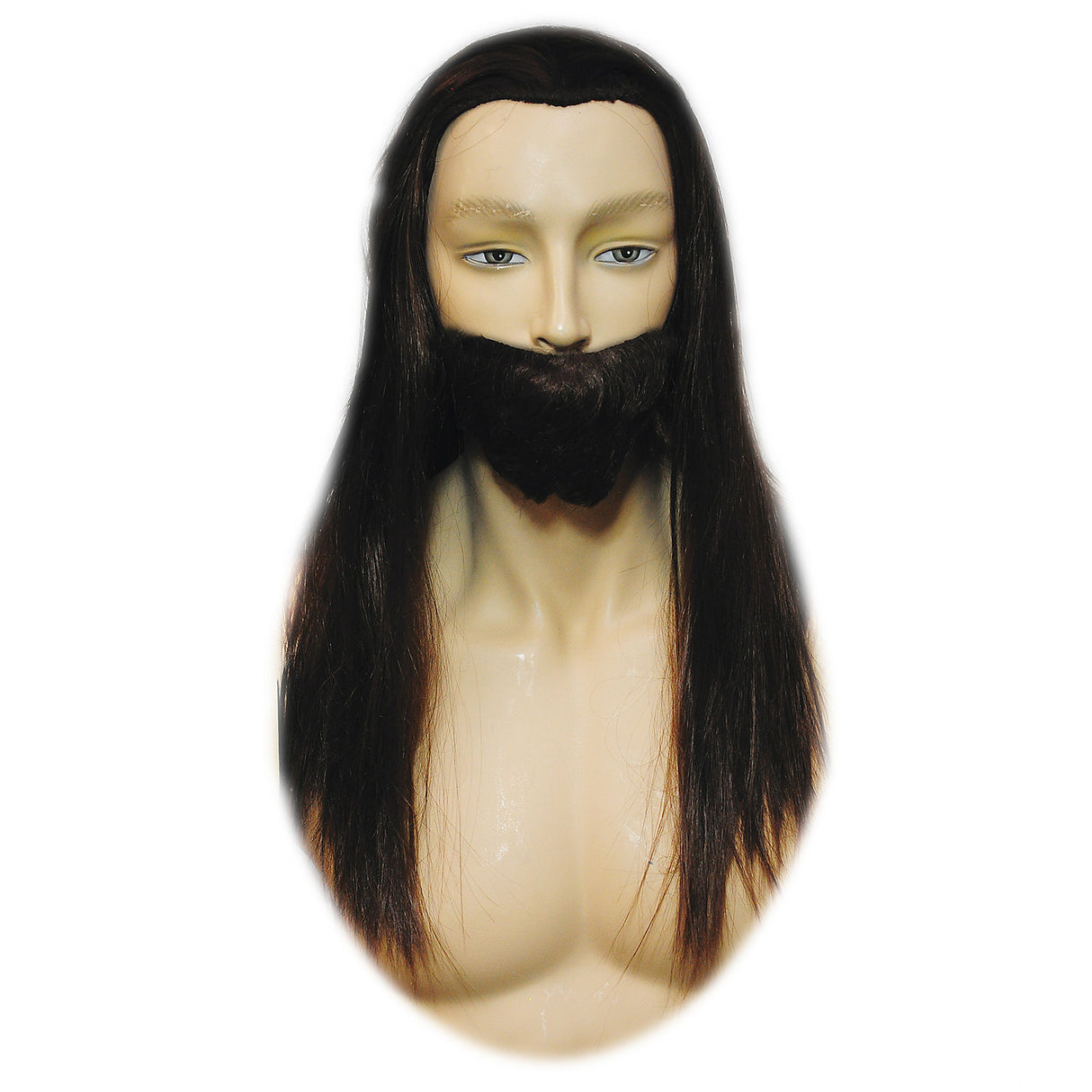 Premium Saigon Beard And Wig Set for Halloween Parties Costume Events and Humorous Celebrations