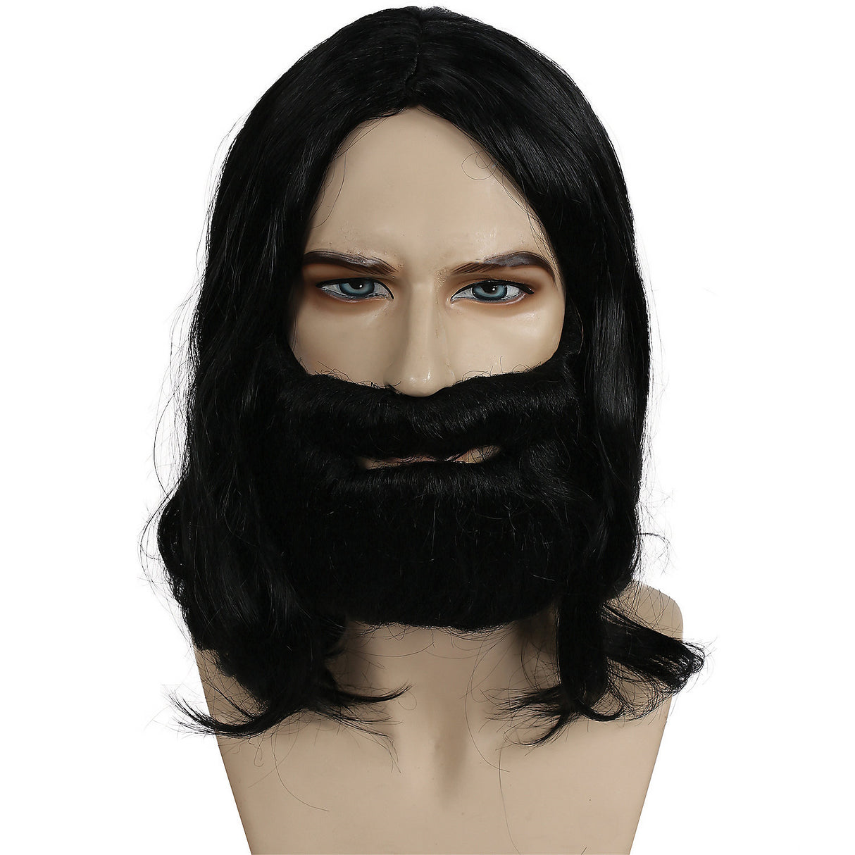 Authentic Biblical Wig and Beard Set for Religious Events Halloween Cosplay and Theatrical Performances