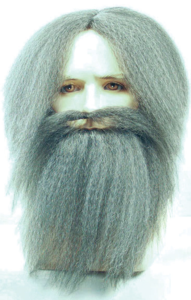 Old Chinese Man Wig for Themed Halloween Parties and Costume Events