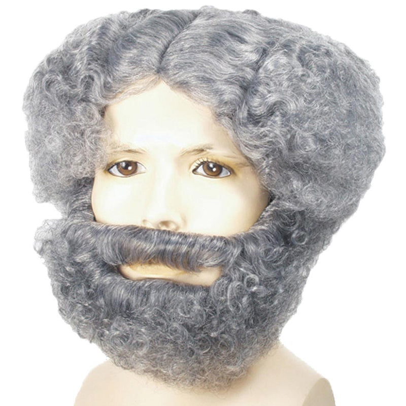 Mad Scientist Wig Set for Historical Looks Halloween Parties and Costume Events