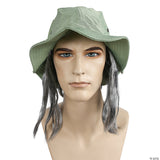 Tramp Clown Hat with Hair