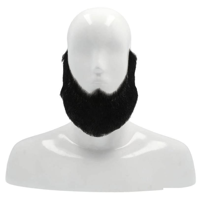 Full-Face HX4 Beard - Human Hair Costume Accessory for Realistic Looks