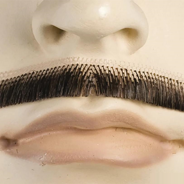 Adults Human Hair Errol Flynn Mustache Light Brown 10