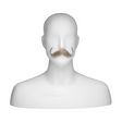 Discount Handlebar Mustache - Synthetic