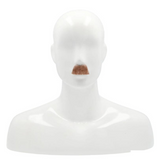 Charlie Chaplin Style Mustache - Human Hair Accessory for Costumes product image showing the design and