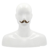 Small English M10 Mustache - Blended Fiber Facial Hair for Costumes product image showing the design and