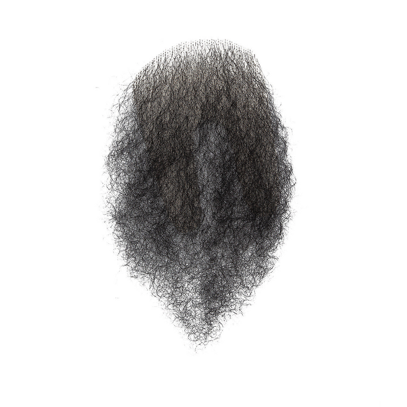 Premium Merkin Black Wig for Halloween Parties Cosplay Events and Spooky Dress-Up
