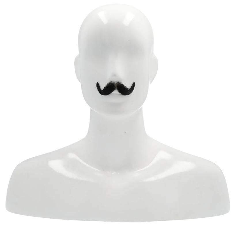 Small English Mustache - Versatile Human Hair Accessory for Costumes product image showing the design and
