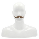 M204 Human Hair Mustache - Realistic Facial Hair for Costumes