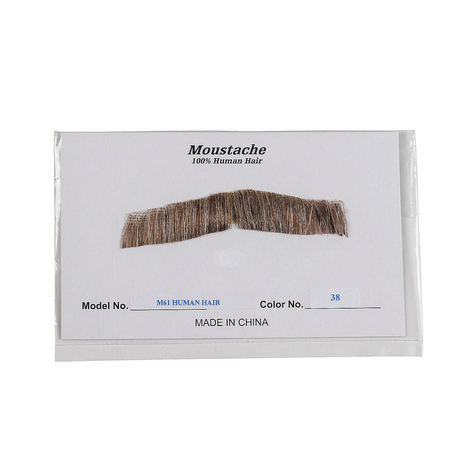 Standard M61 Mustache - Human Hair