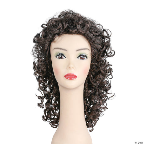 Fancy Bargain Curly Wig for Costume Parties Halloween and 1950s Theme Events