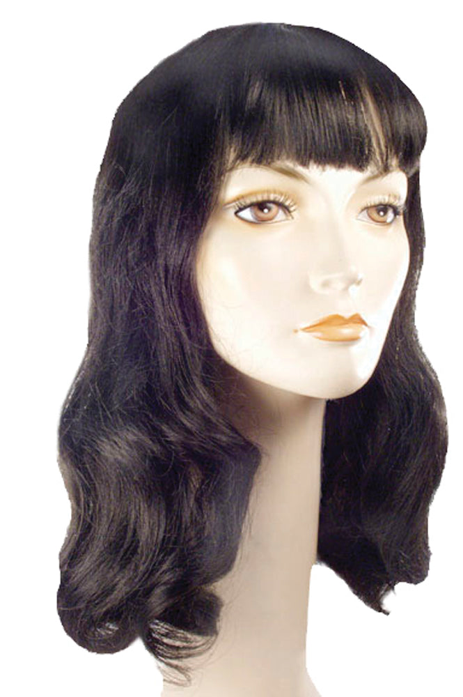 Deluxe 40s Page Wig for Pinup Girls Halloween Parties and Vintage Themed Celebrations