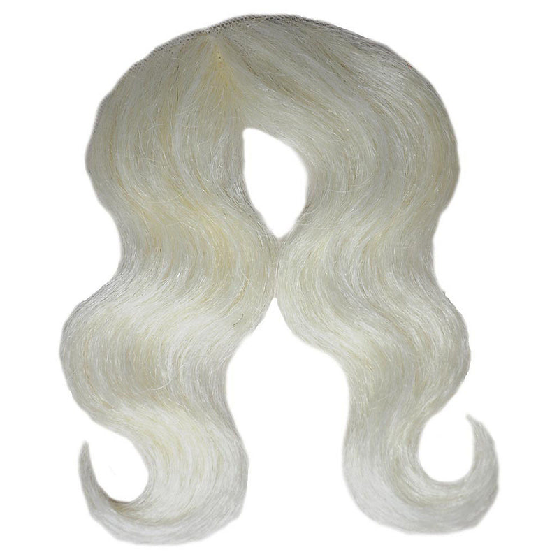 Authentic Santa Viking Mustache for Historical Costumes and Holiday Events