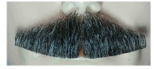 Natural Triangle Mustache Human Hair for Retro Costumes and Character Performances