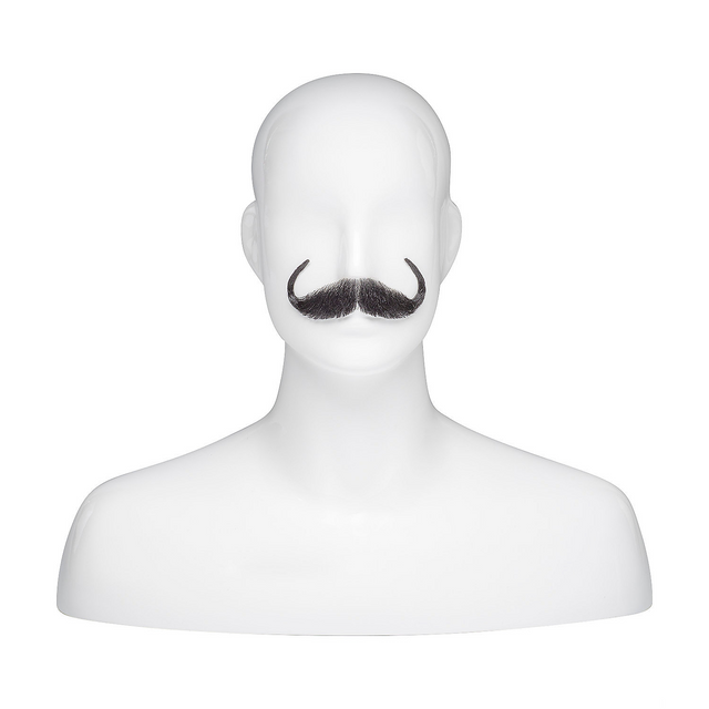 Handlebar Mustache - Human Hair