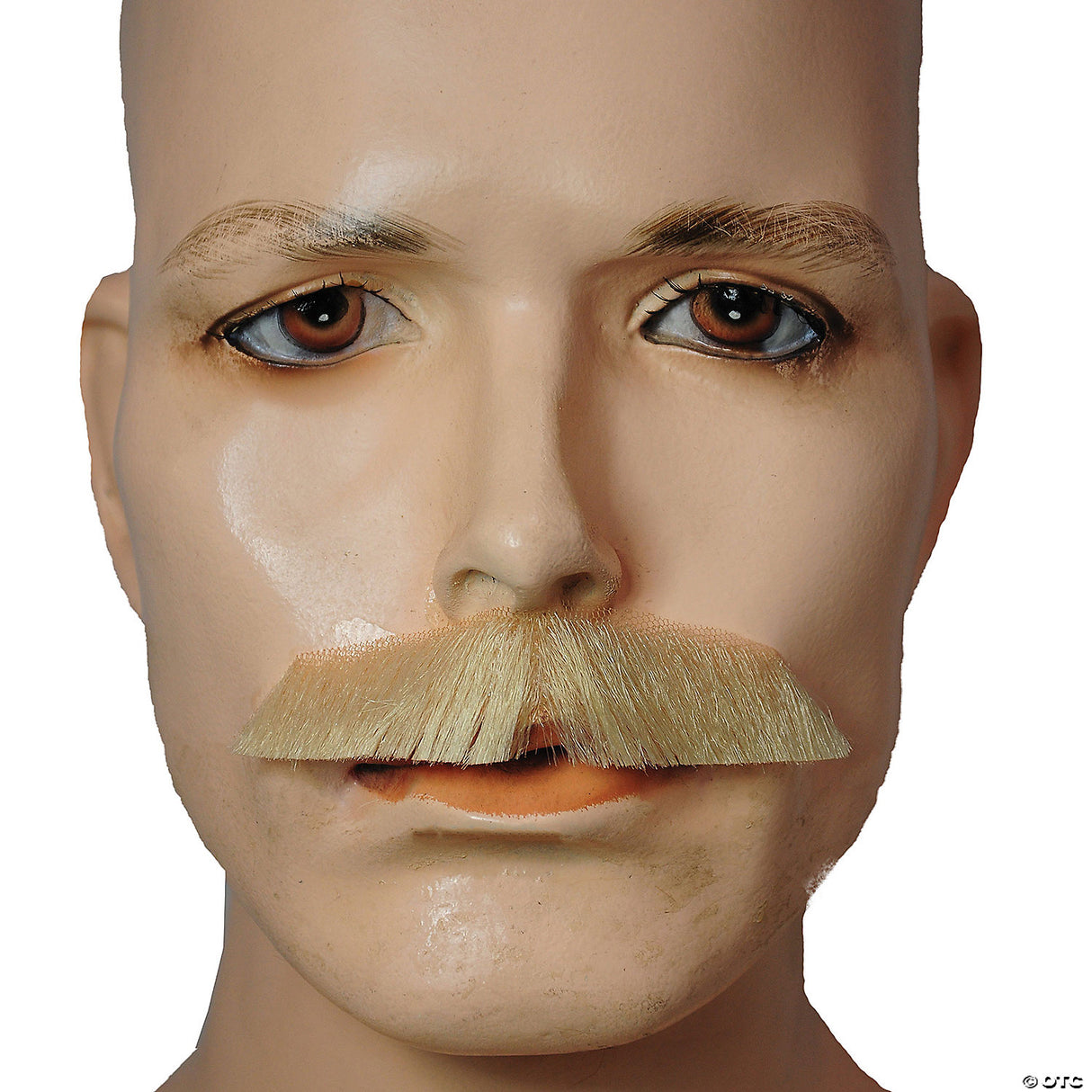 Natural Looking Synthetic M-208 Mustache for Costume Parties and Theatrical Performances