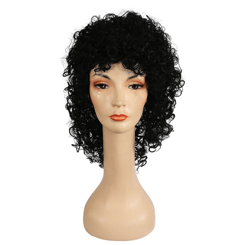 Colorful Wet Look Clown Wig for Halloween Parties Carnival Events and Fun Costume Dress Up