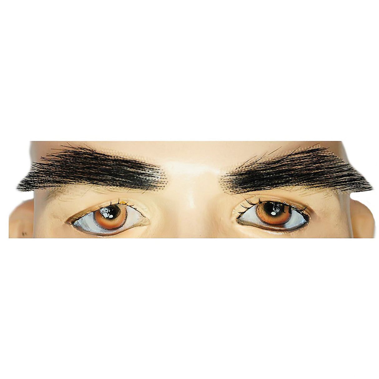 Natural Looking Eyebrow for Costume Makeup and Character Creation Featuring Human Hair
