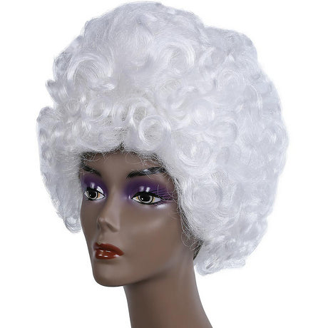 Stylish Teased-Up Beehive Wig for 60s 70s Themed Parties and Vintage Events