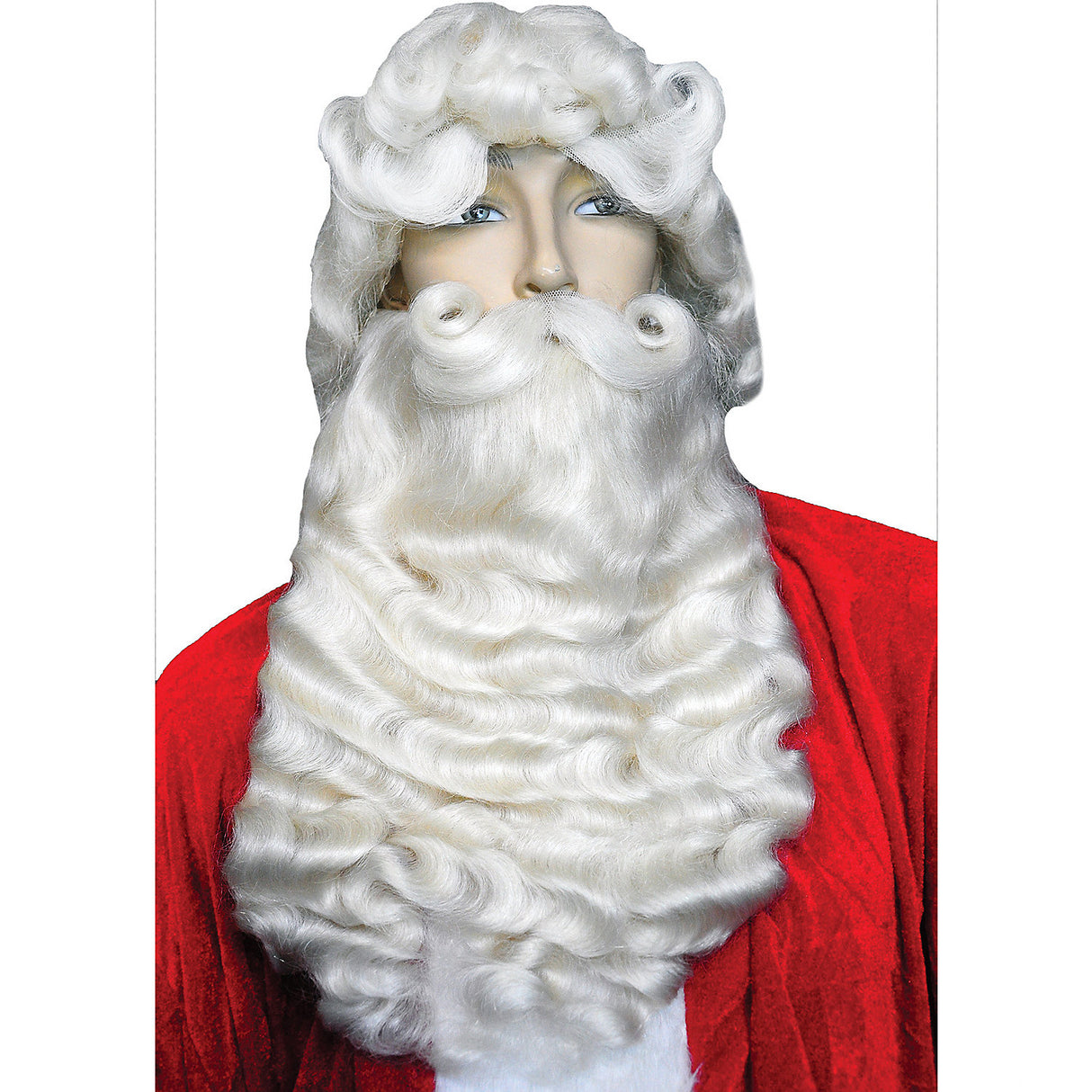 Super Deluxe Yak Santa Wig Beard Set for Christmas Celebrations and Holiday Events