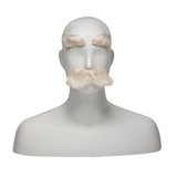 Eyebrow & Mustache Set Synthetic White 60
