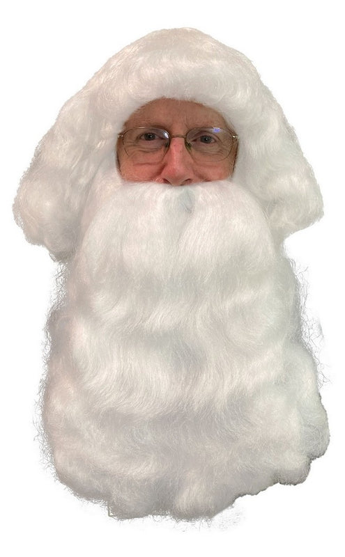 RADYAN Santa wig and beard set for Christmas costumes, holiday parties, festive events, and celebrations